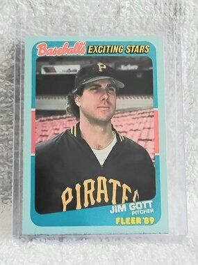 5/$20 Mint 1989 Fleer Jim Gott Baseball's Exciting Stars MLB Card 16!!